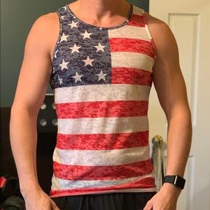 American Flag Tank Top